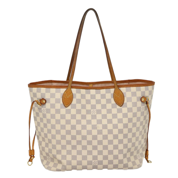 LOUIS VUITTON Damier Azur Neverfull MM Tote Bag N41605 LV Auth 87566 - Picture 13 of 16
